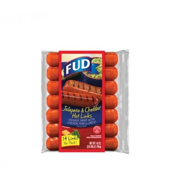 Fud Jalapeno And Cheddar Hot Links