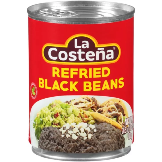 La Costena Refried Black Beans