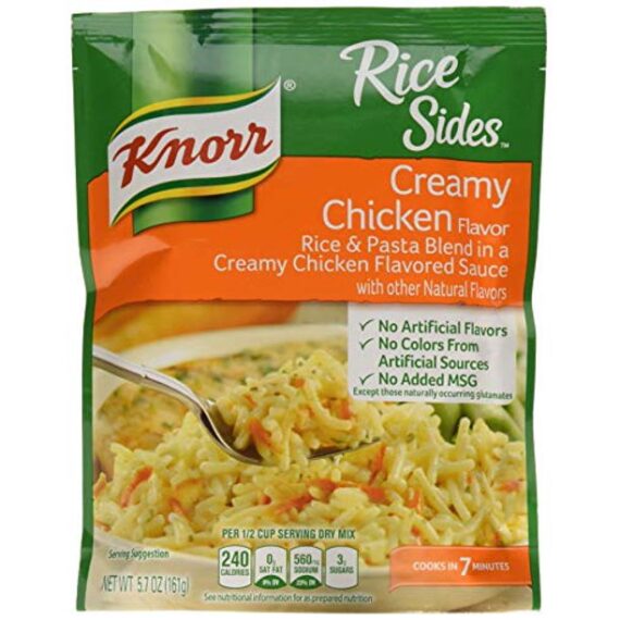 Rice Side Dish, Creamy Chicken